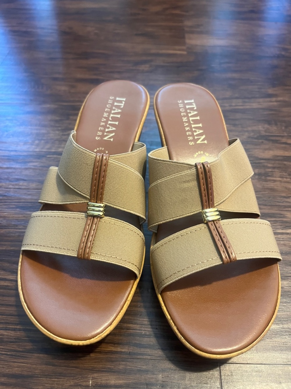 Italian Shoemakers Comfort Wedge Sandal Size 9.5